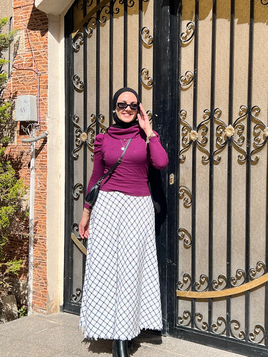 Booklet Plaid Winter Skirt