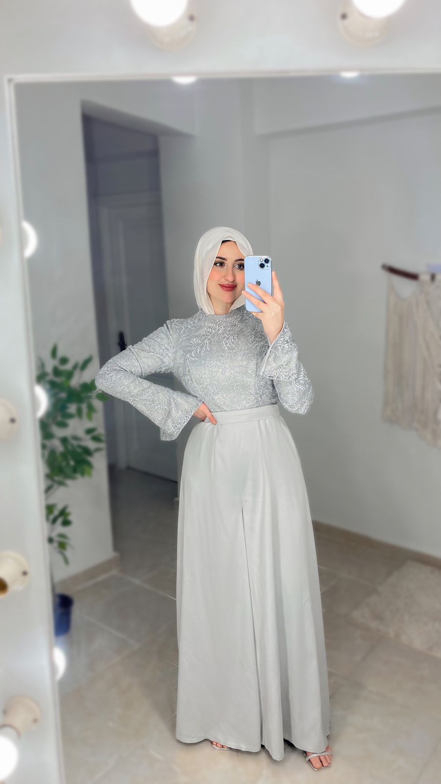 Silver Soiree Jumpsuit