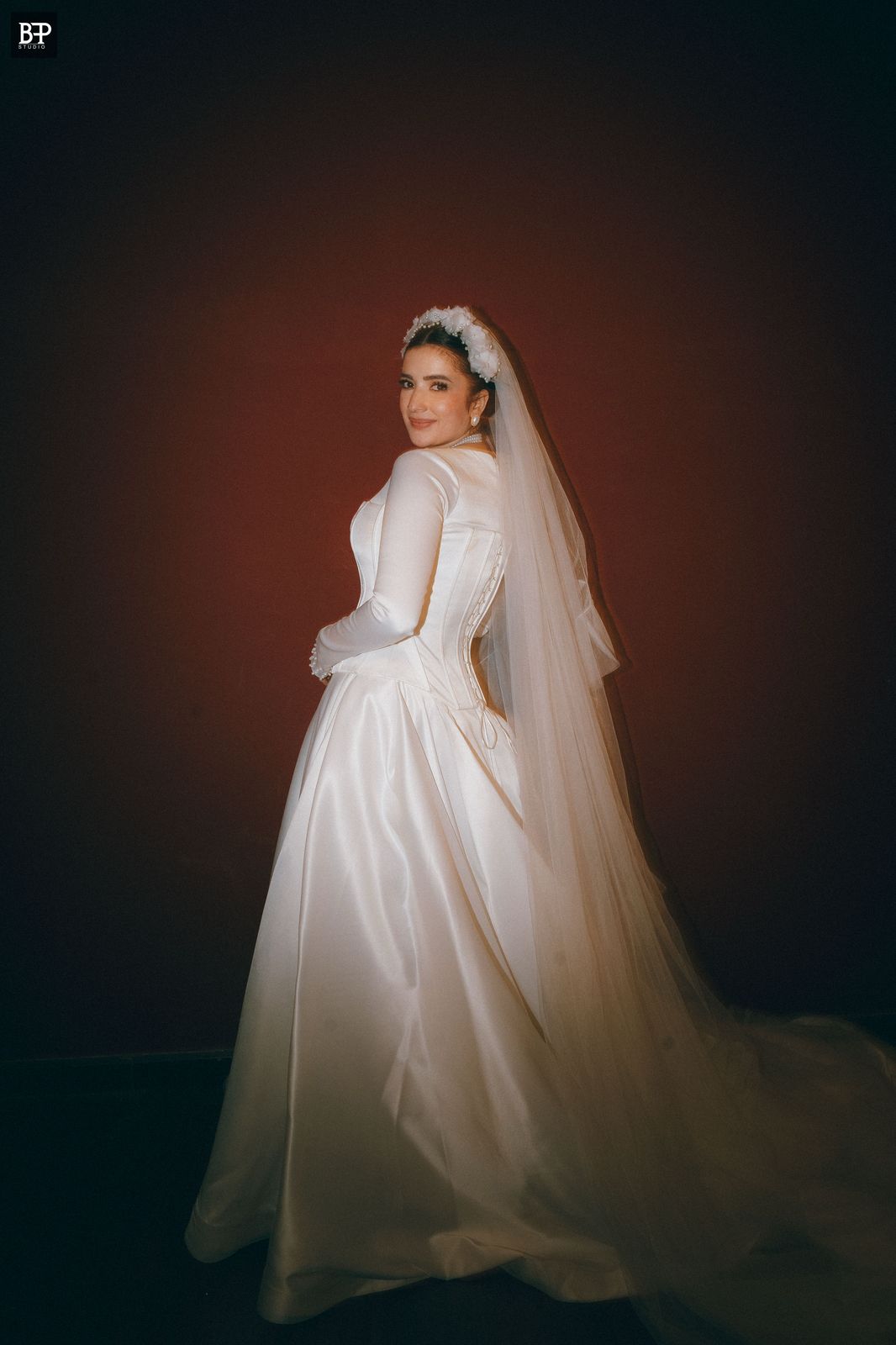 Satin Corset Wedding Dress