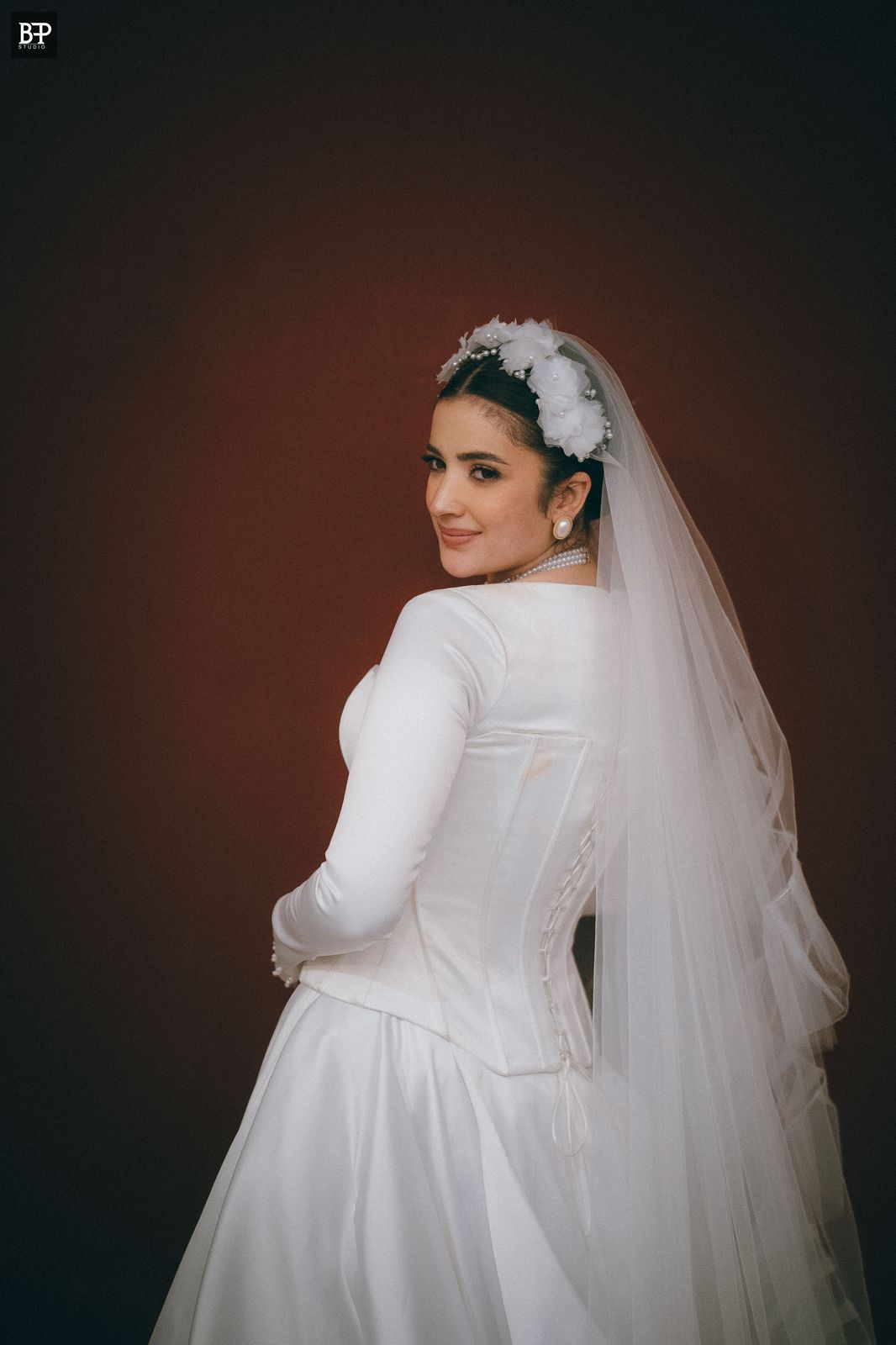 Satin Corset Wedding Dress