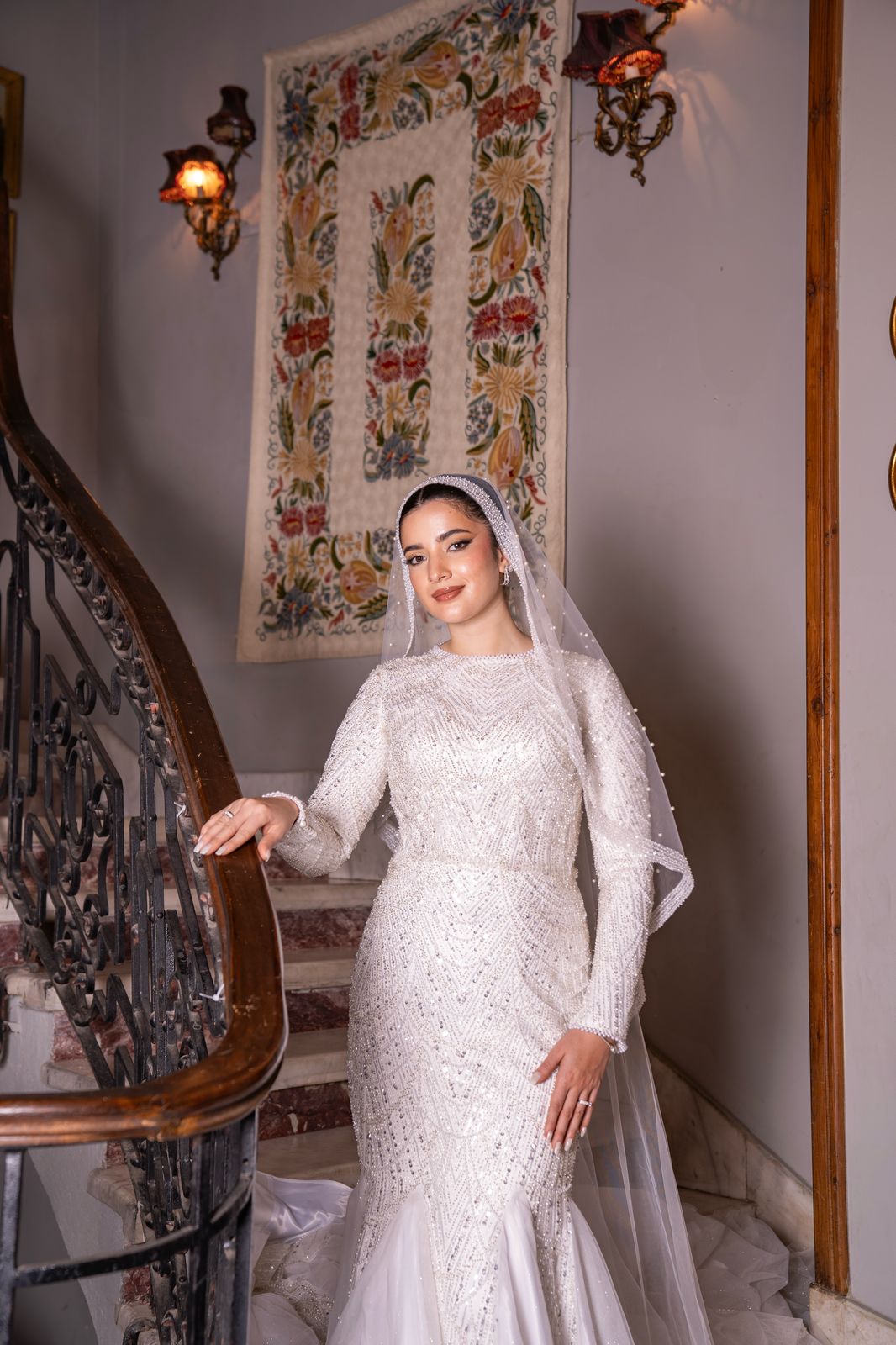 Sequinned Mermaid Wedding Dress