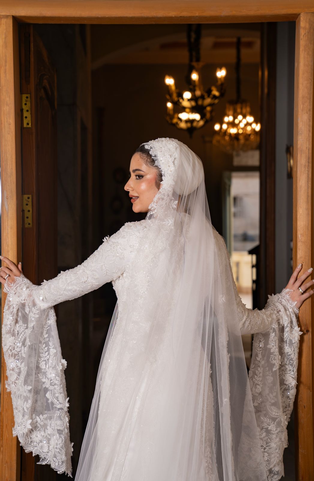 Embroidered Mermaid Wedding Dress