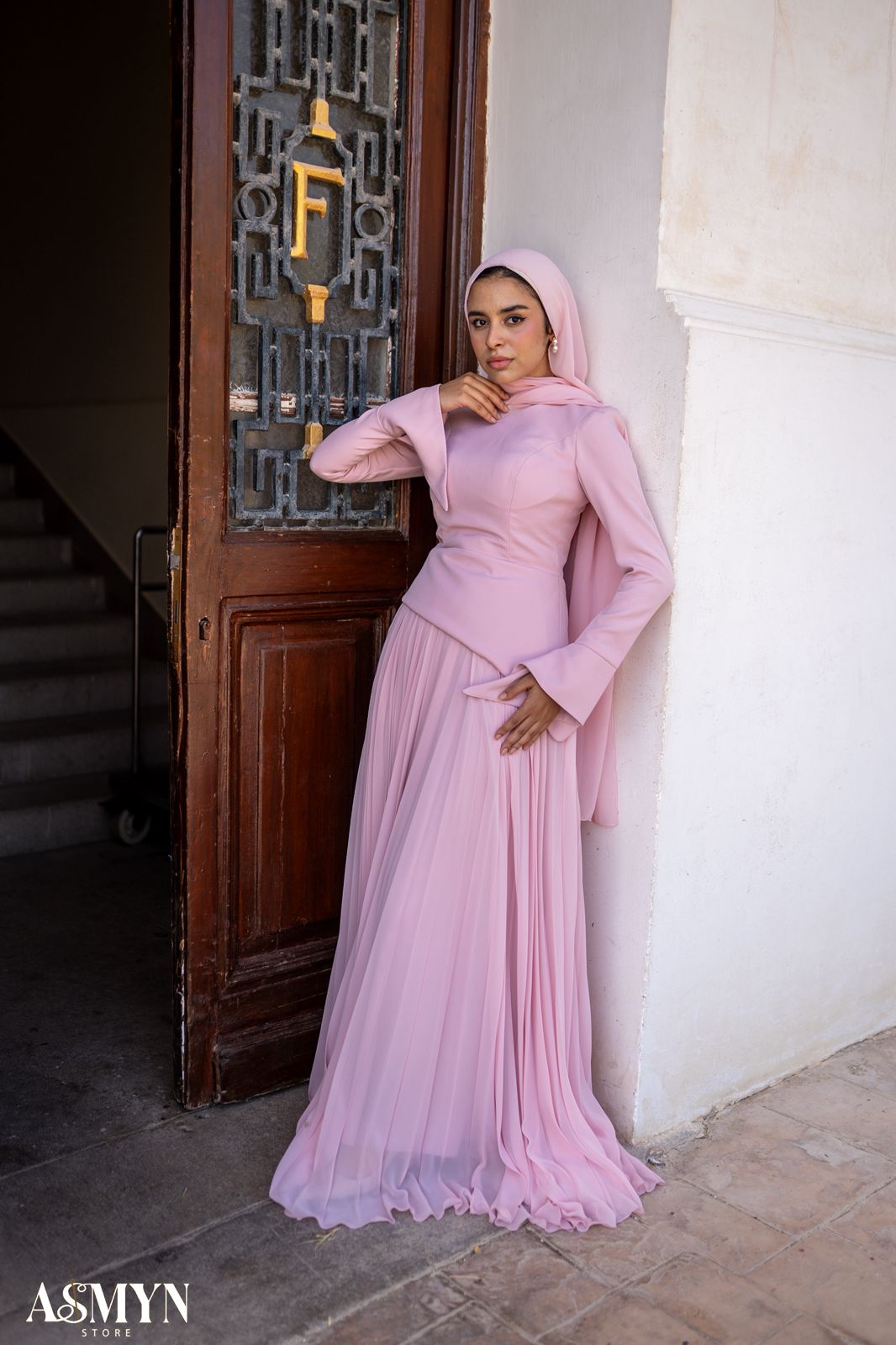 Cashmere Corset Soiree Dress Set