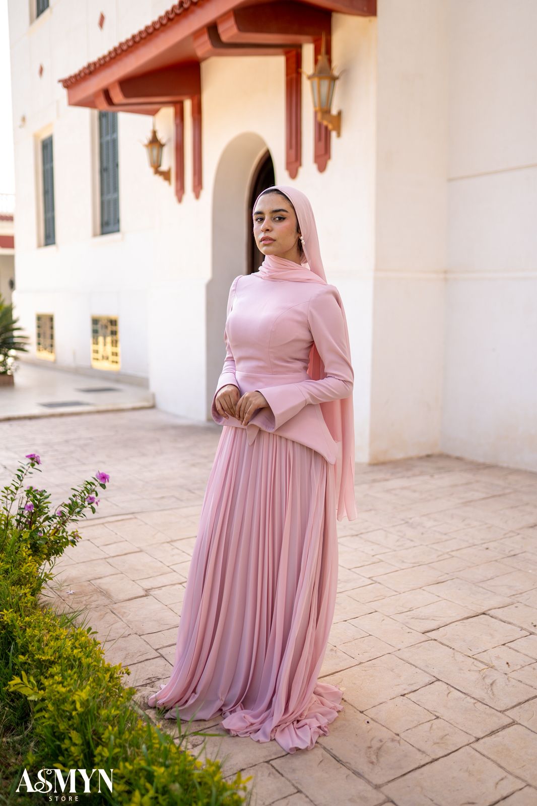 Cashmere Corset Soiree Dress Set