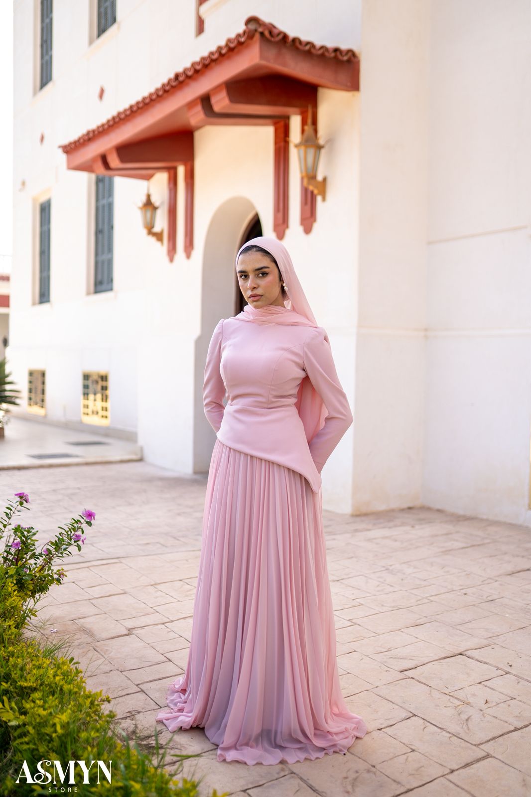Cashmere Corset Soiree Dress Set