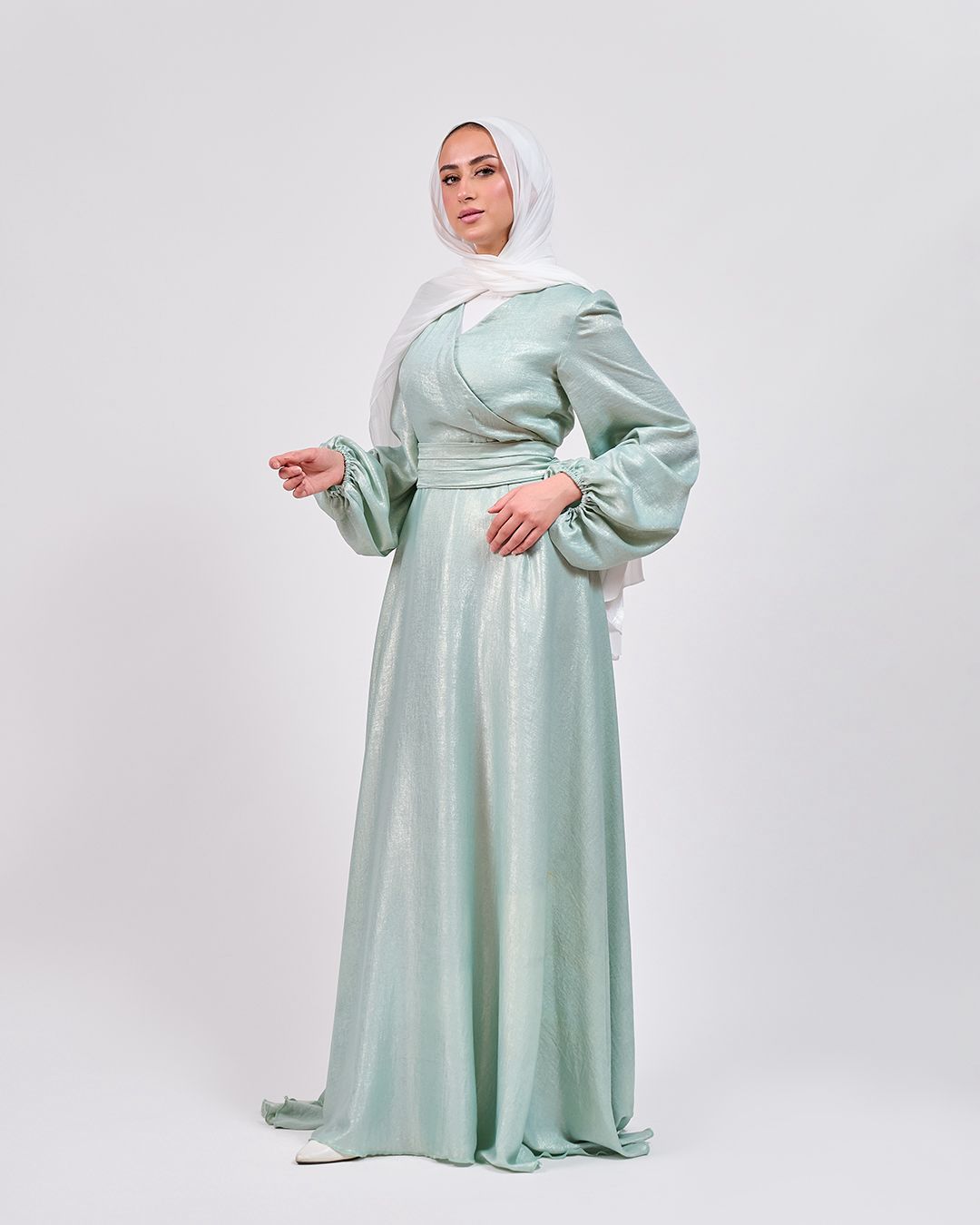 soft mint green dress Mint Long Sleeve Long Sequin Formal Dress 5745 Soft Mint / 0