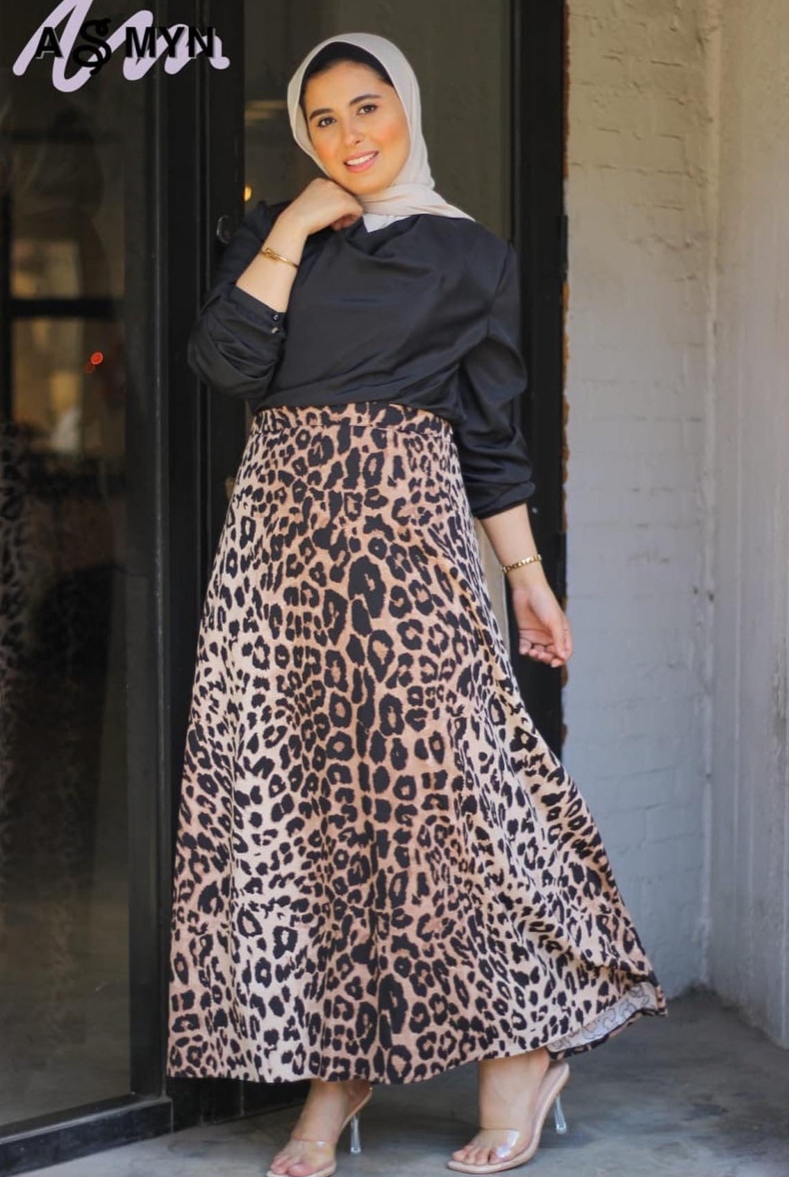 Tiger Print Skirt