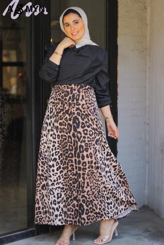 Tiger Print Skirt