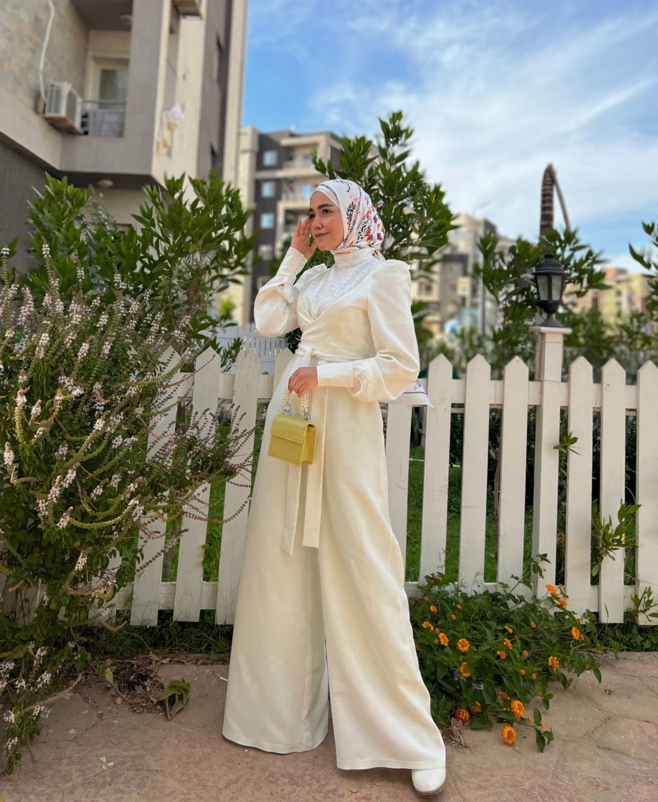 Off-white Classic Embroidered Jumpsuit