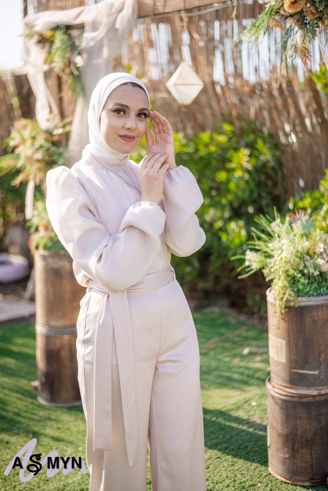 Body-rose High Neck Organza Blouse