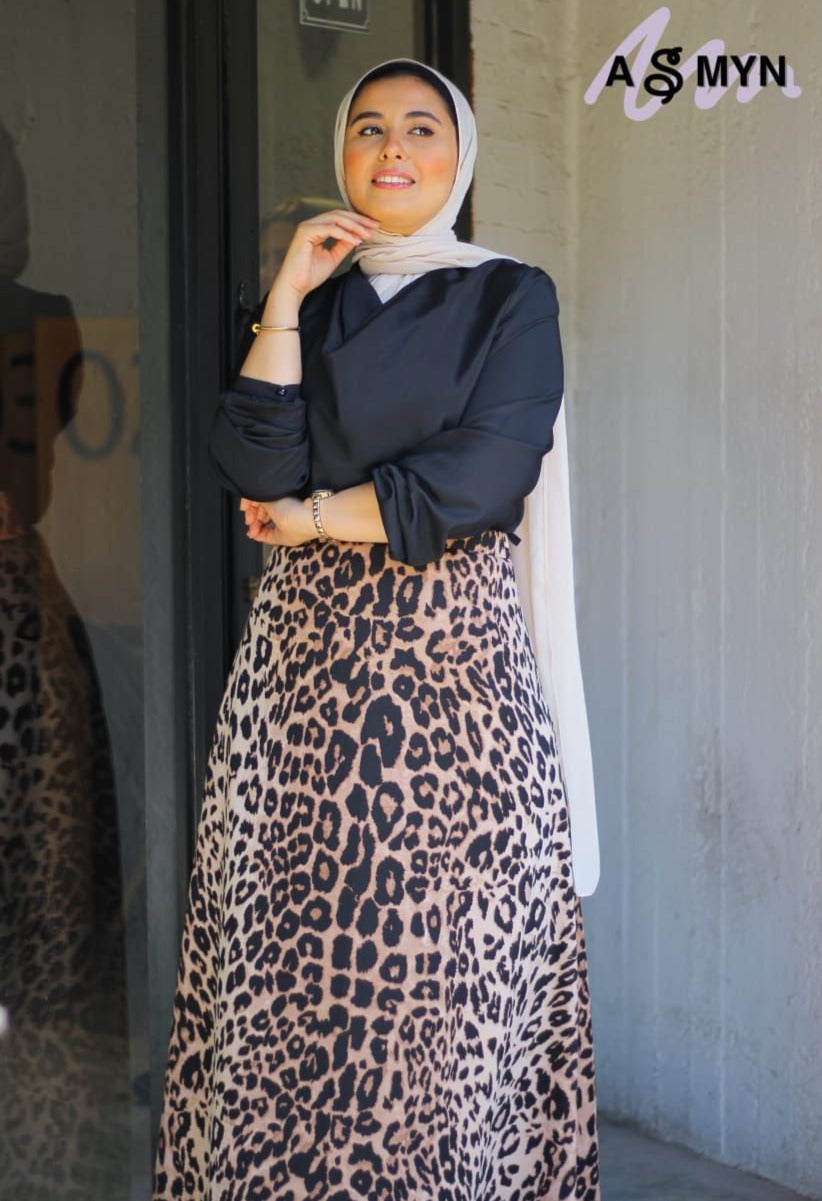 Tiger Print Skirt