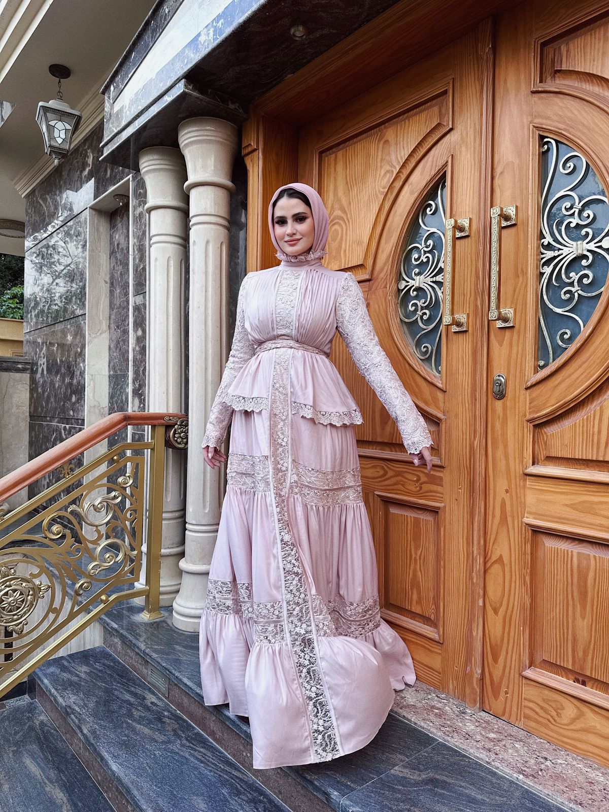 Rose Vintage Soiree Dress