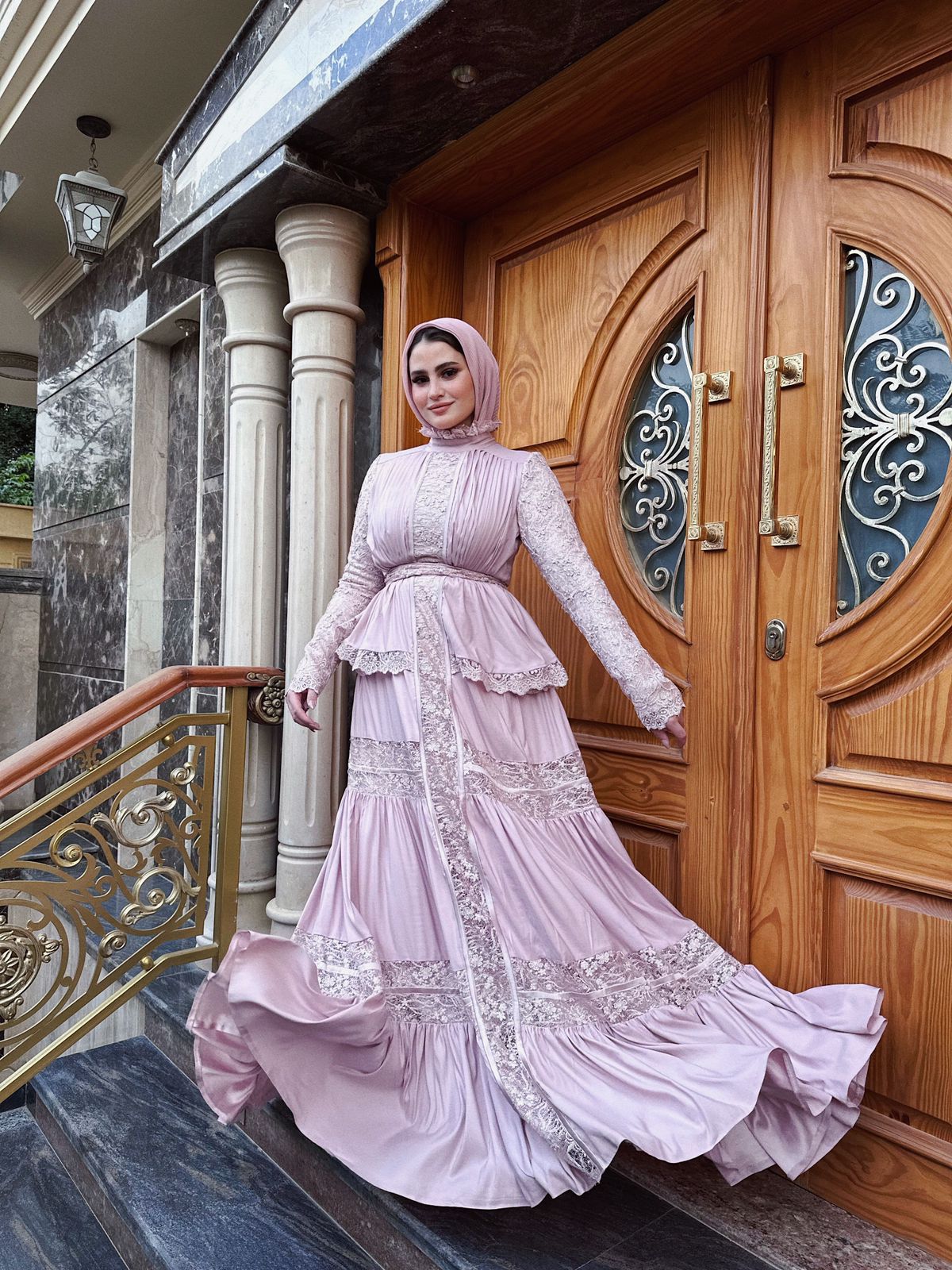 Rose Vintage Soiree Dress