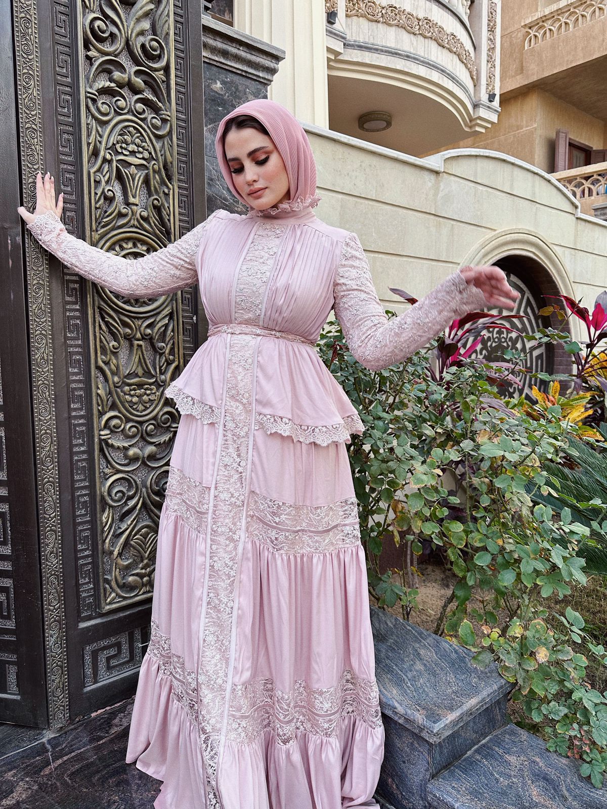 Rose Vintage Soiree Dress