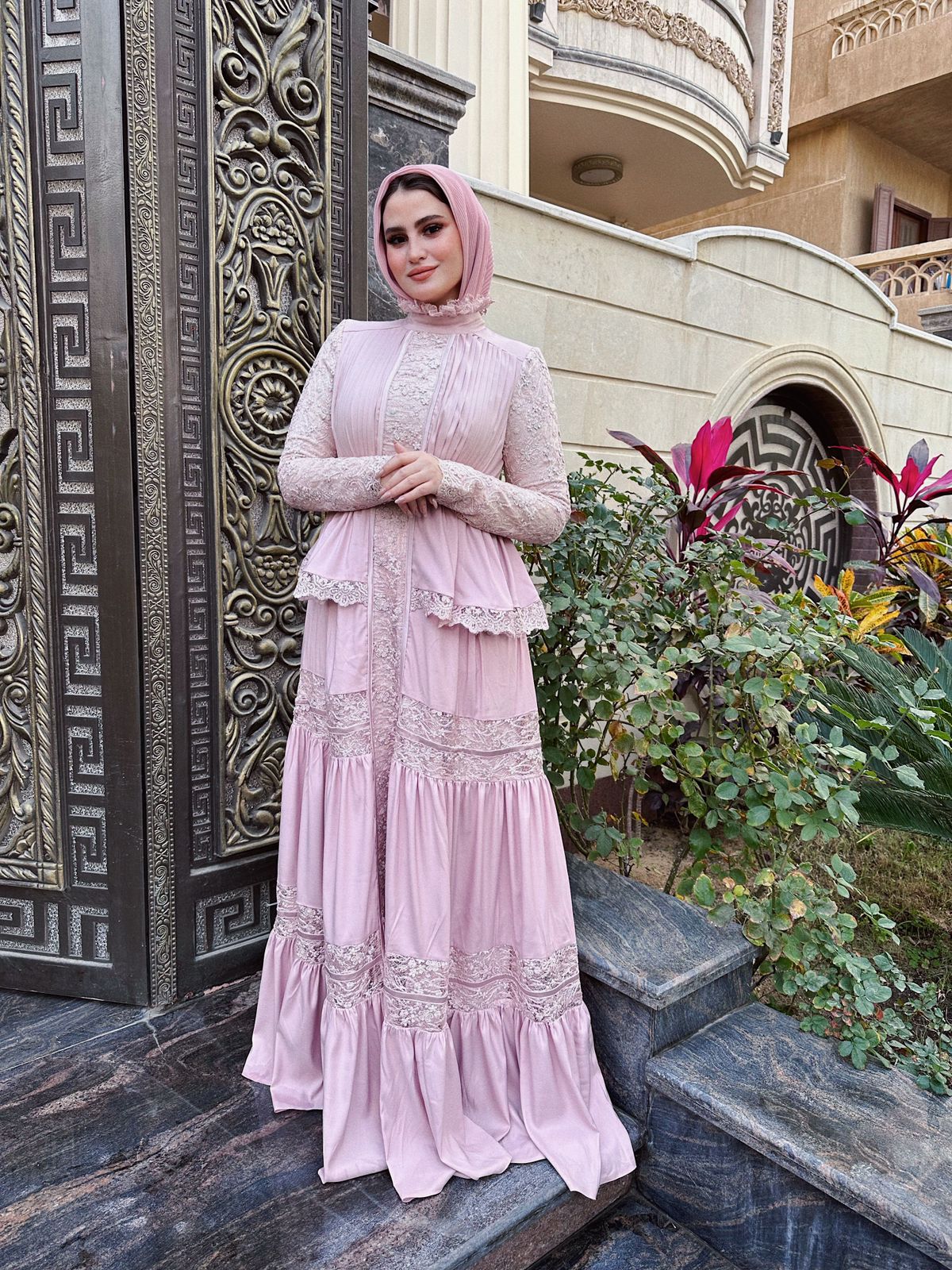 Rose Vintage Soiree Dress