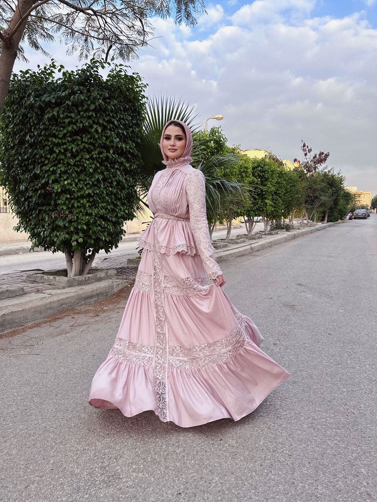 Rose Vintage Soiree Dress