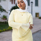 Yellow Chiffon Soiree Dress