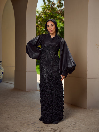 Roselle dress black