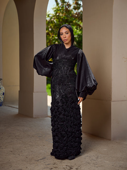 Roselle dress black