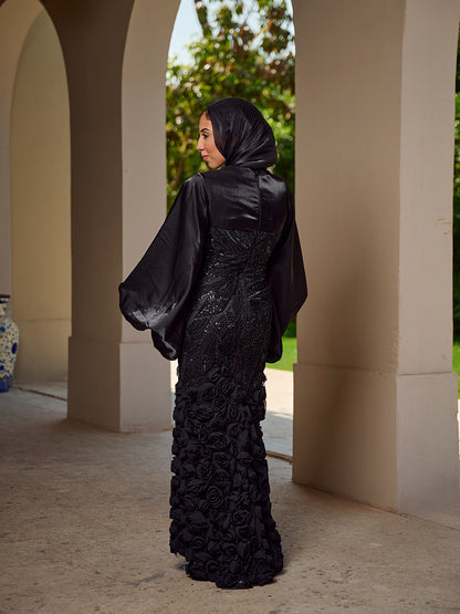 Roselle dress black