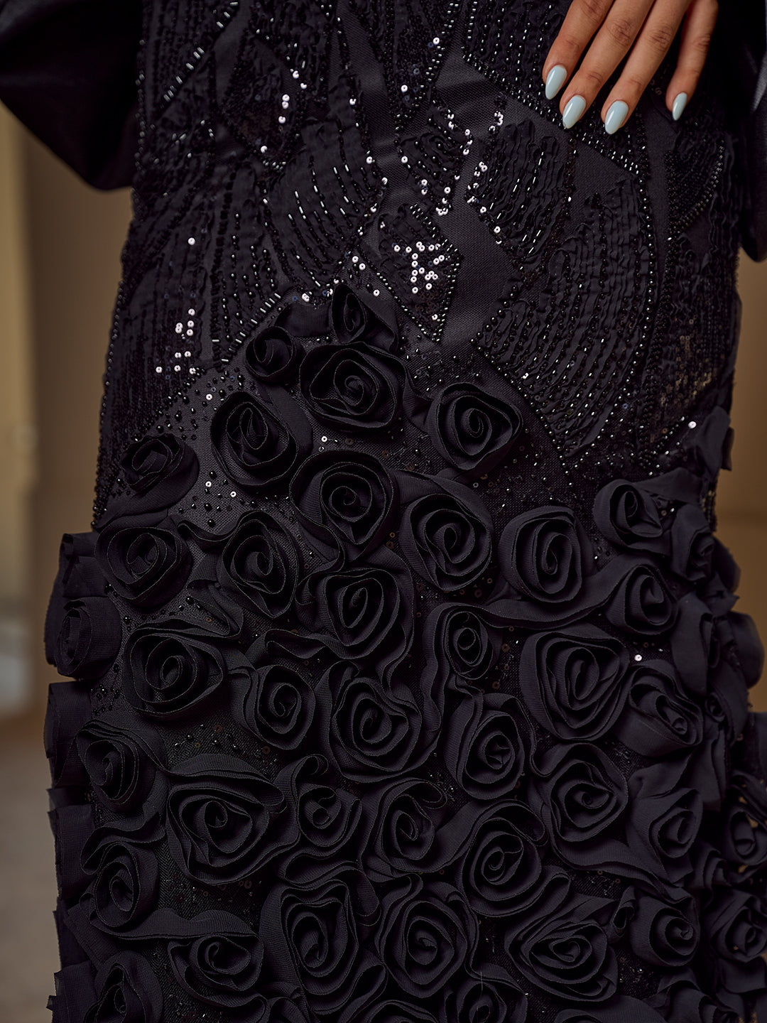 Roselle dress black