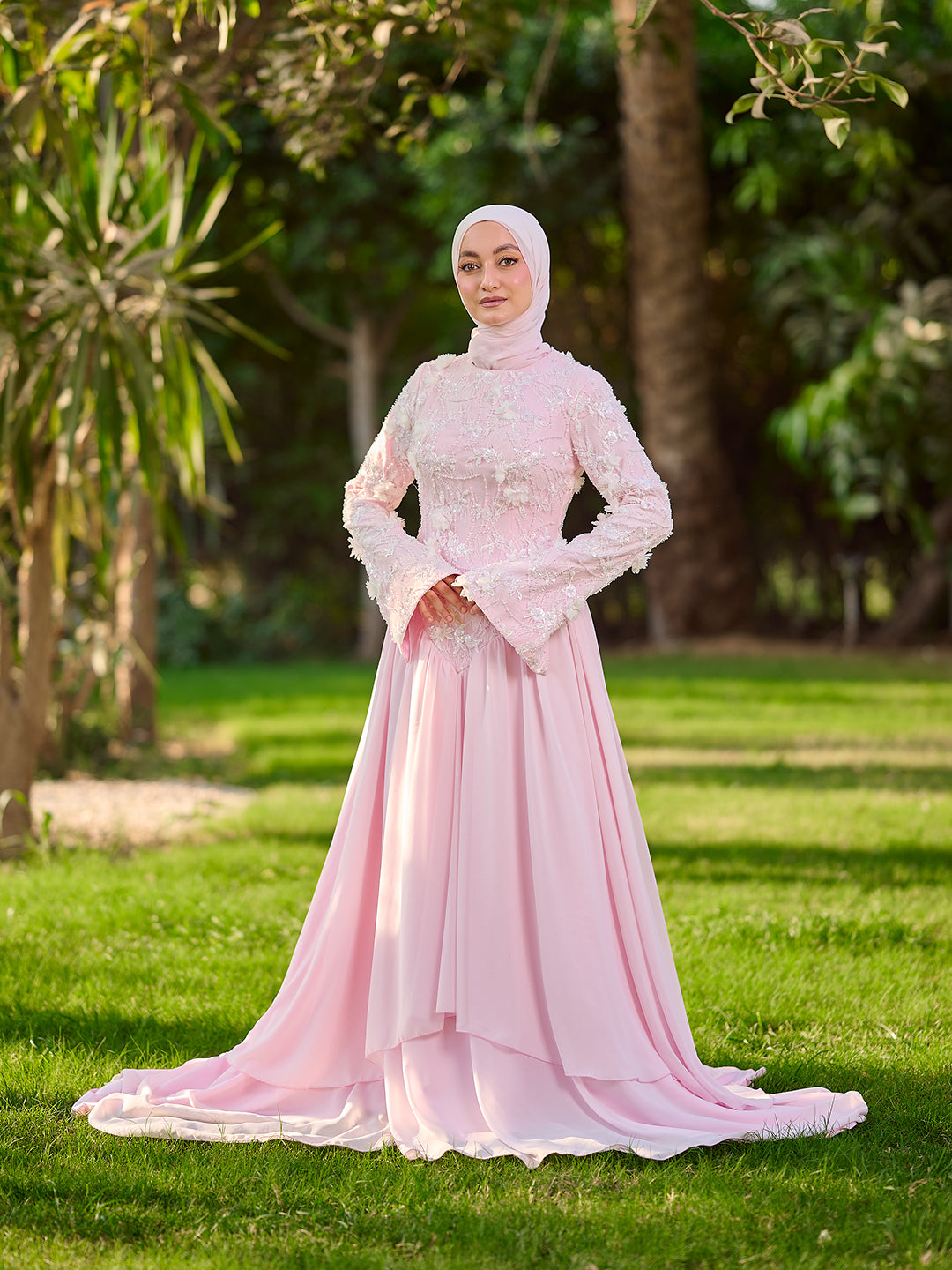 Flourish Dress pink