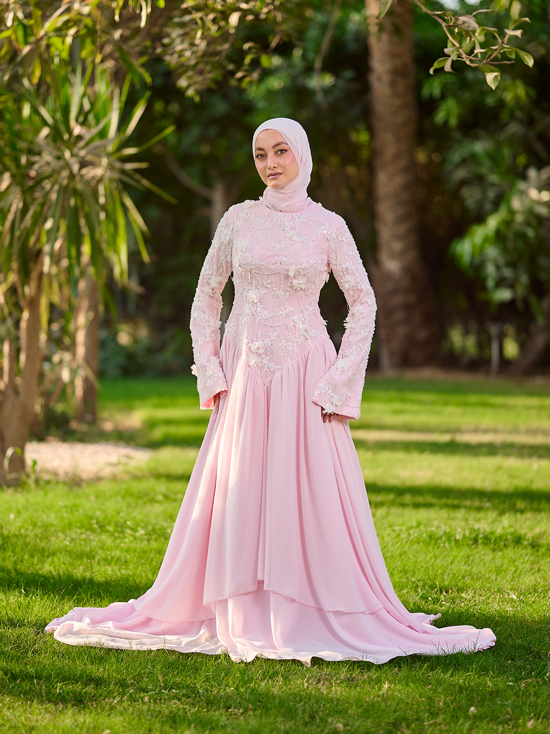 Flourish Dress pink