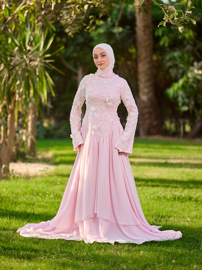 Flourish Dress pink