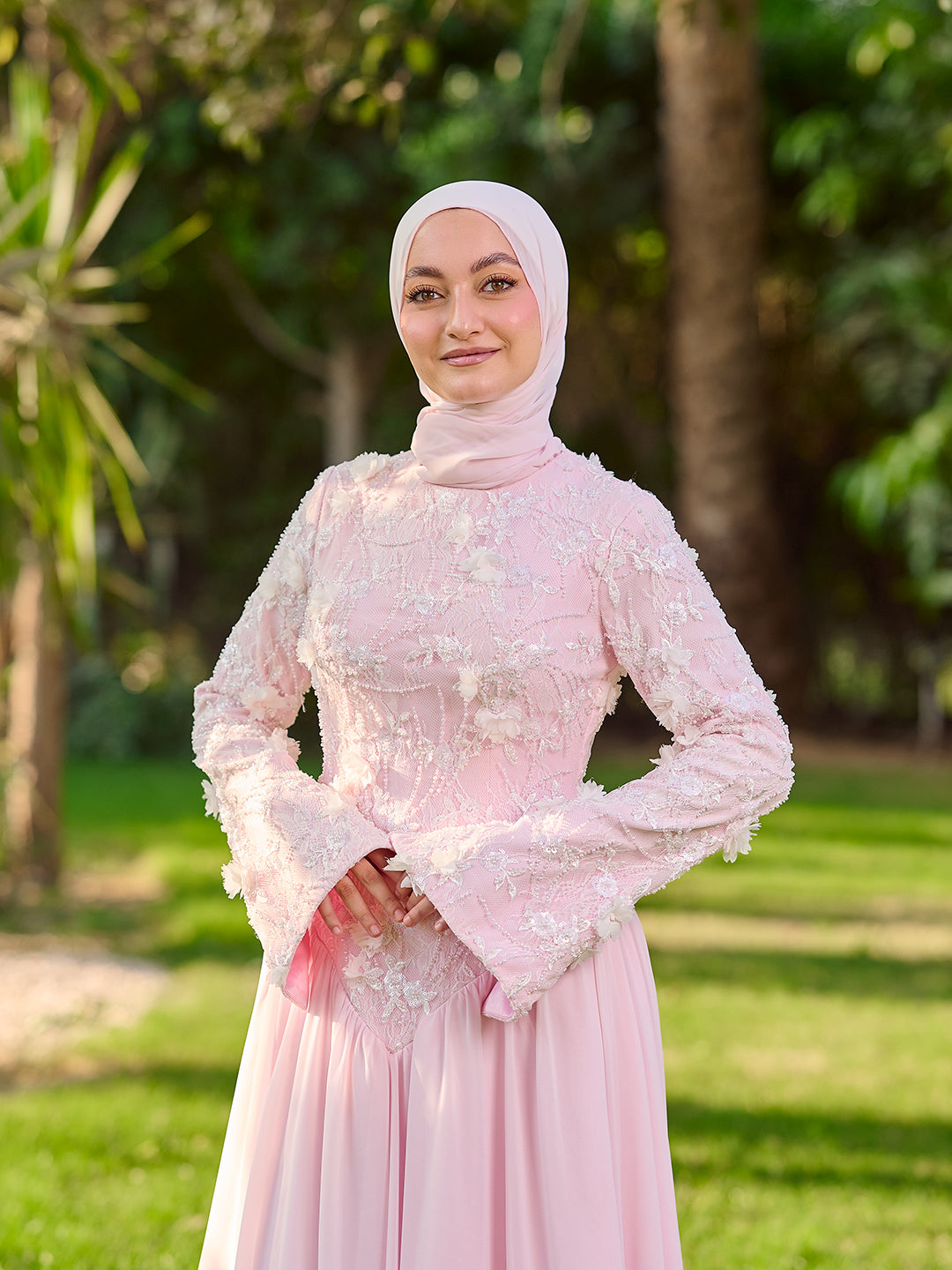 Flourish Dress pink