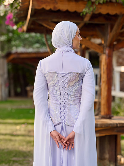 Pearlbound dress in lavander