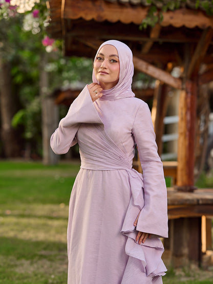 The Ruffled Muse Dress lavender
