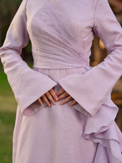 The Ruffled Muse Dress lavender