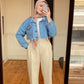 Beige (Shade 2) Wide Suit Pants