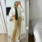 Beige (Shade 3) Wide Suit Pants