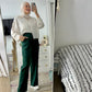 Emerald Green Wide Suit Pants