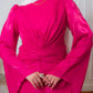 Pink Knotted Front Soiree Dress