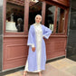 Blue Arabian Style Ramadan Kaftan