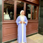 Blue Arabian Style Ramadan Kaftan