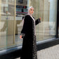 Black Arabian Style Ramadan Kaftan