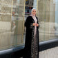 Black Arabian Style Ramadan Kaftan