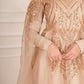 Gold Embroidered Soiree Dress