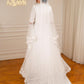 Off-white Embroidered Bridal Dress