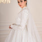 Off-white Embroidered Bridal Dress