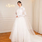 Off-white Lace Simple Bridal Dress