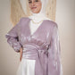 Lavendar Satin Soiree Blouse