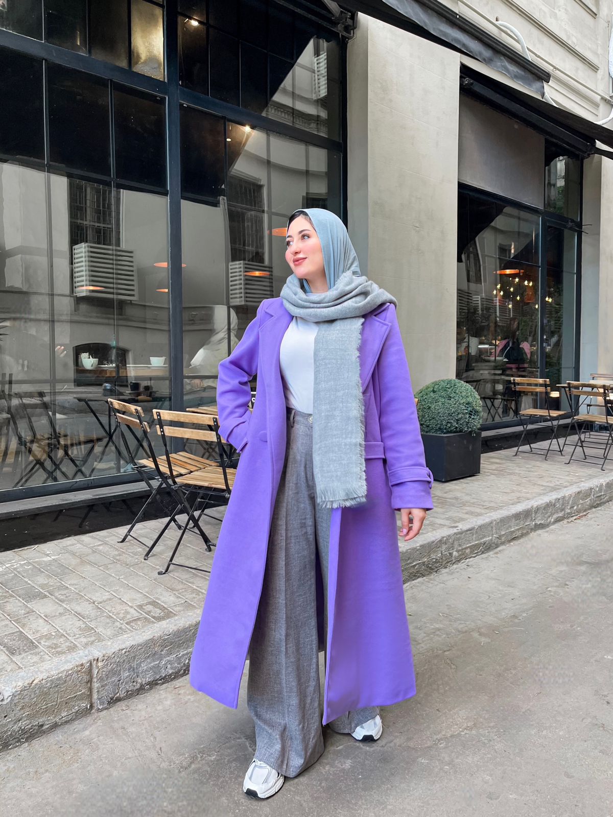 Lavendar Winter Coat