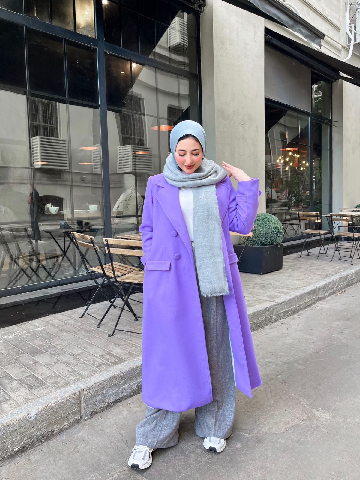 Lavendar Winter Coat