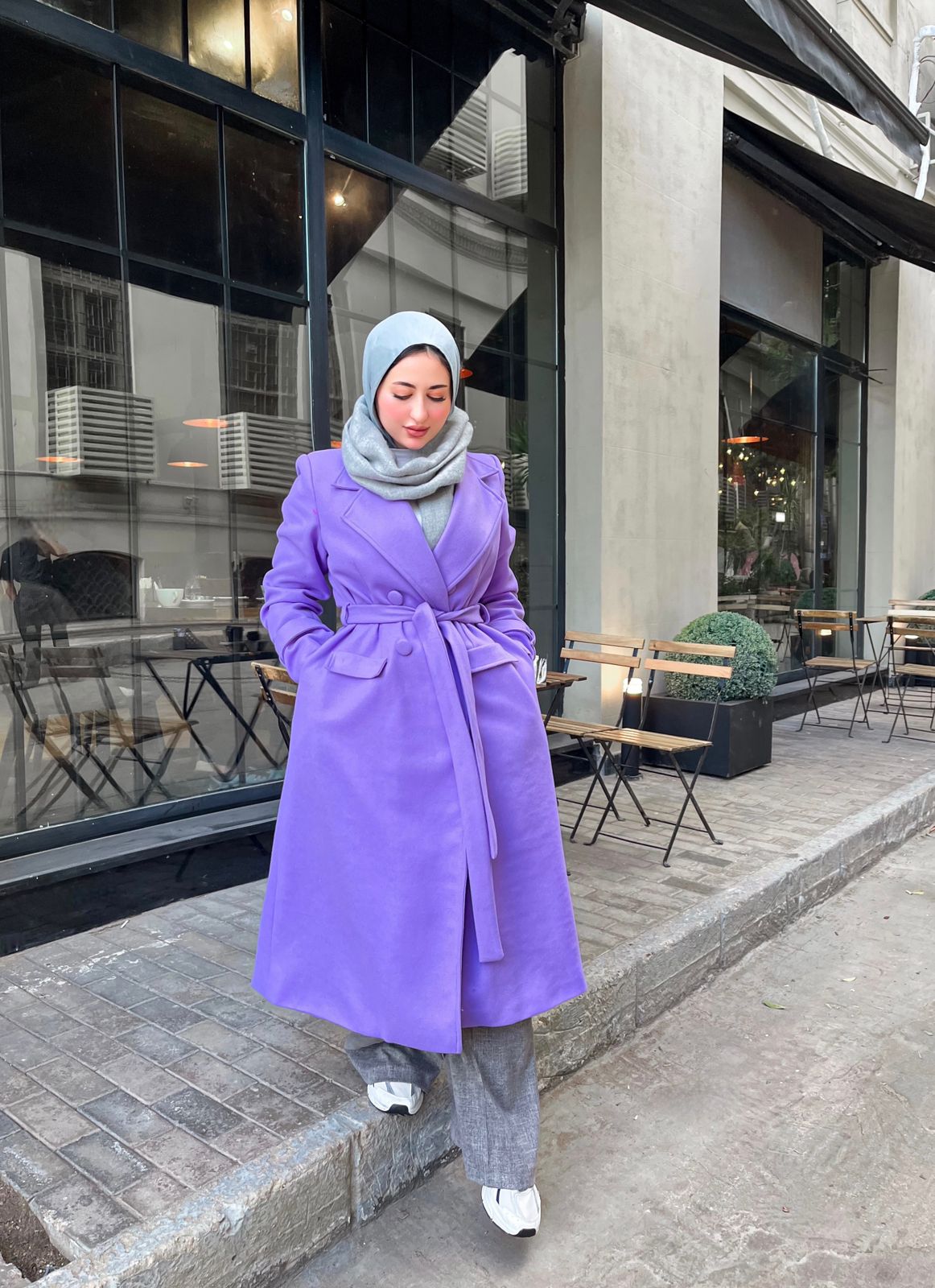 Lavendar Winter Coat