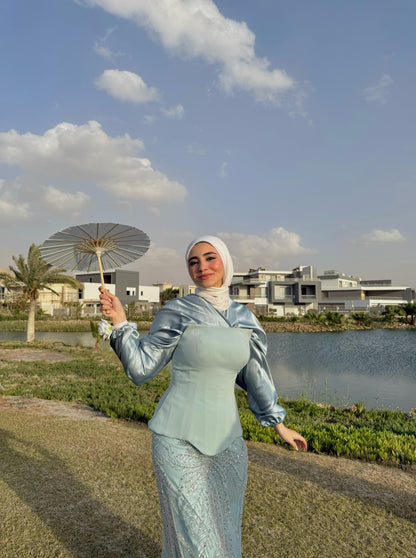 Corset Soirée 3-Piece Dress Set