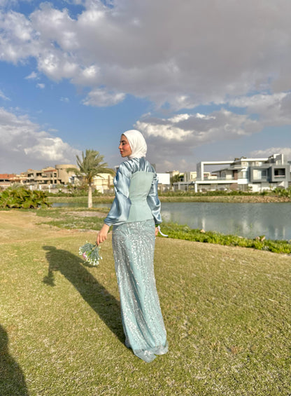 Corset Soirée 3-Piece Dress Set